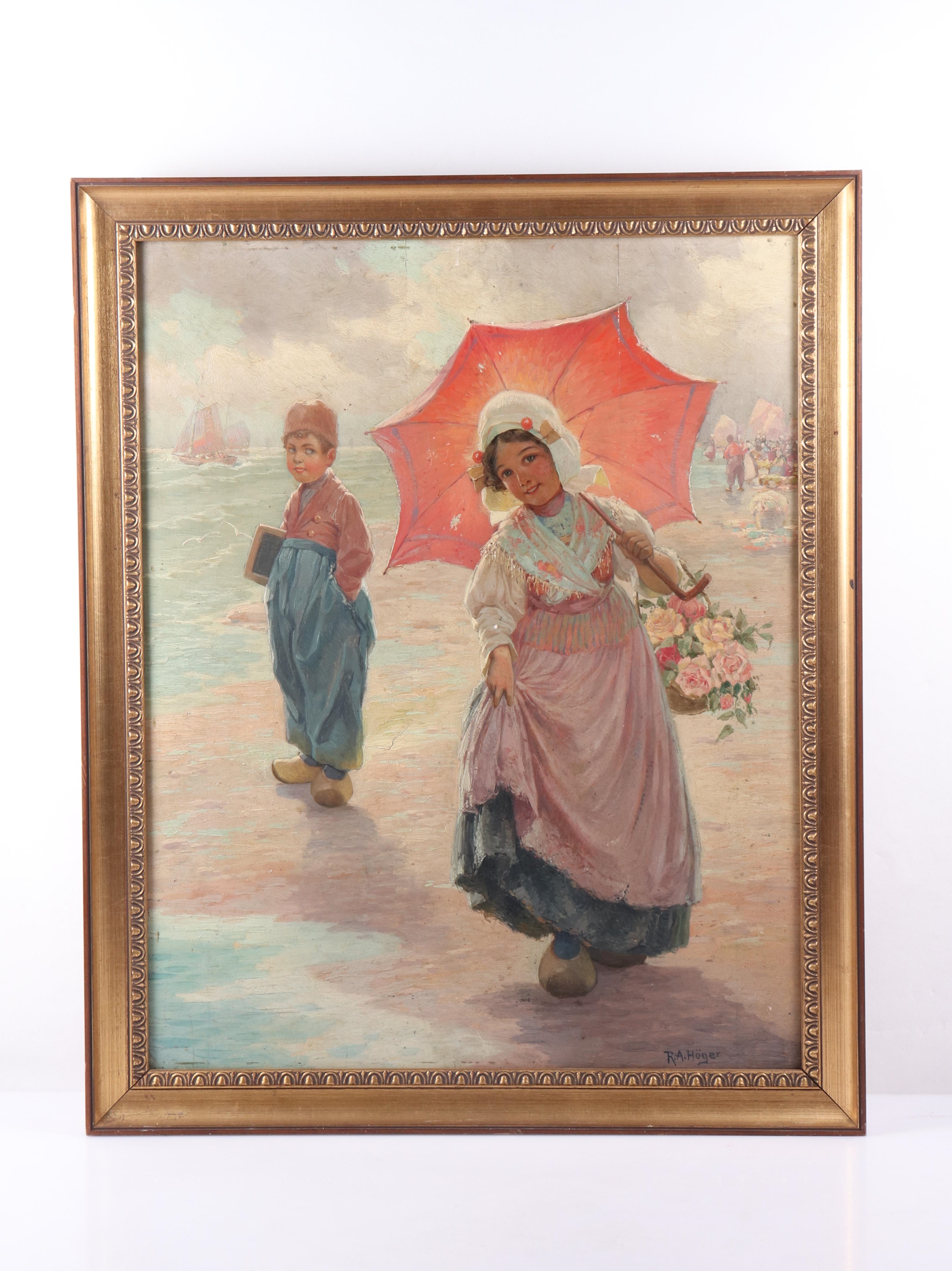 rudolf-alfred-h-ger-kinder-am-strand-mutualart