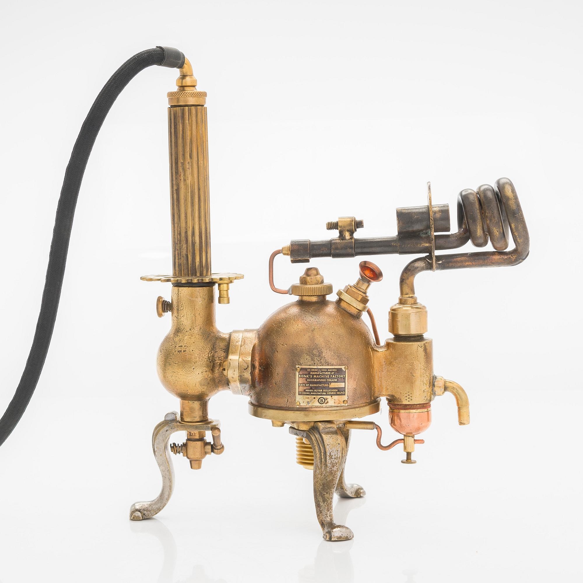 Artwork by Alvar Gullichsen, Alvar Gullichsen, An Original Bonk Machine, Made of Metal, glass