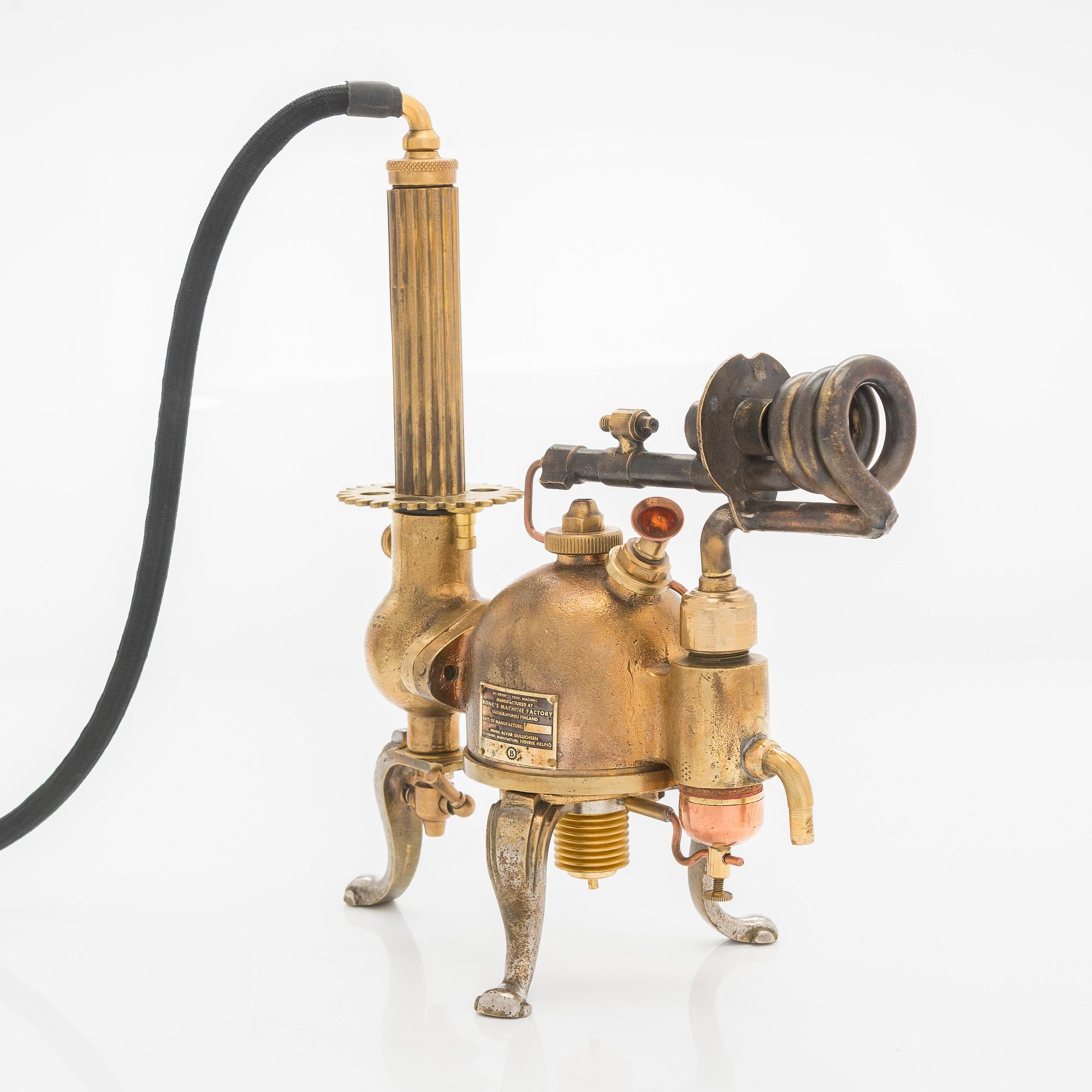 Artwork by Alvar Gullichsen, Alvar Gullichsen, An Original Bonk Machine, Made of Metal, glass