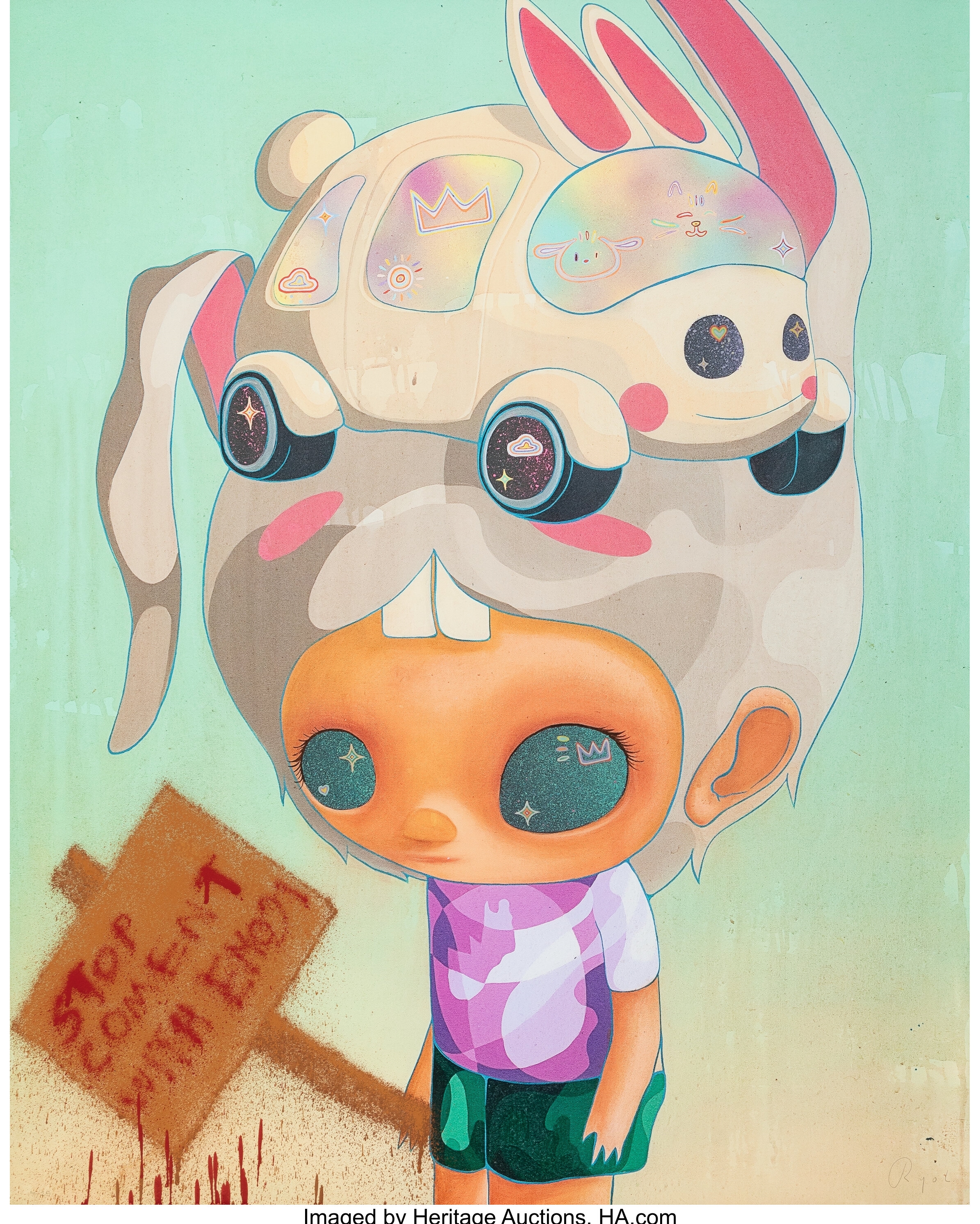 Ryo Laksamana | Rabbit Car on the Head, 2022 (2022) | MutualArt