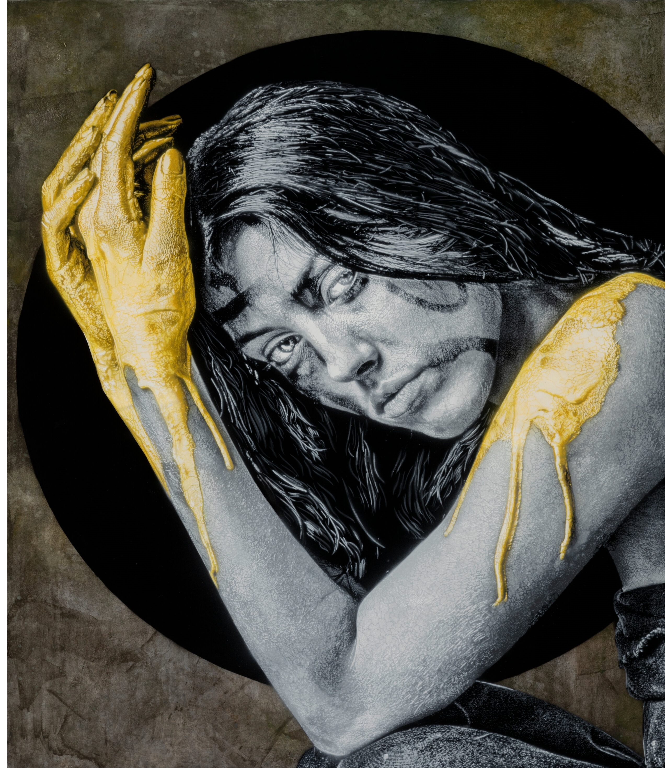 Artwork by SNIK, Midas , 2022, Made of Spray paint and acrylic on canvas