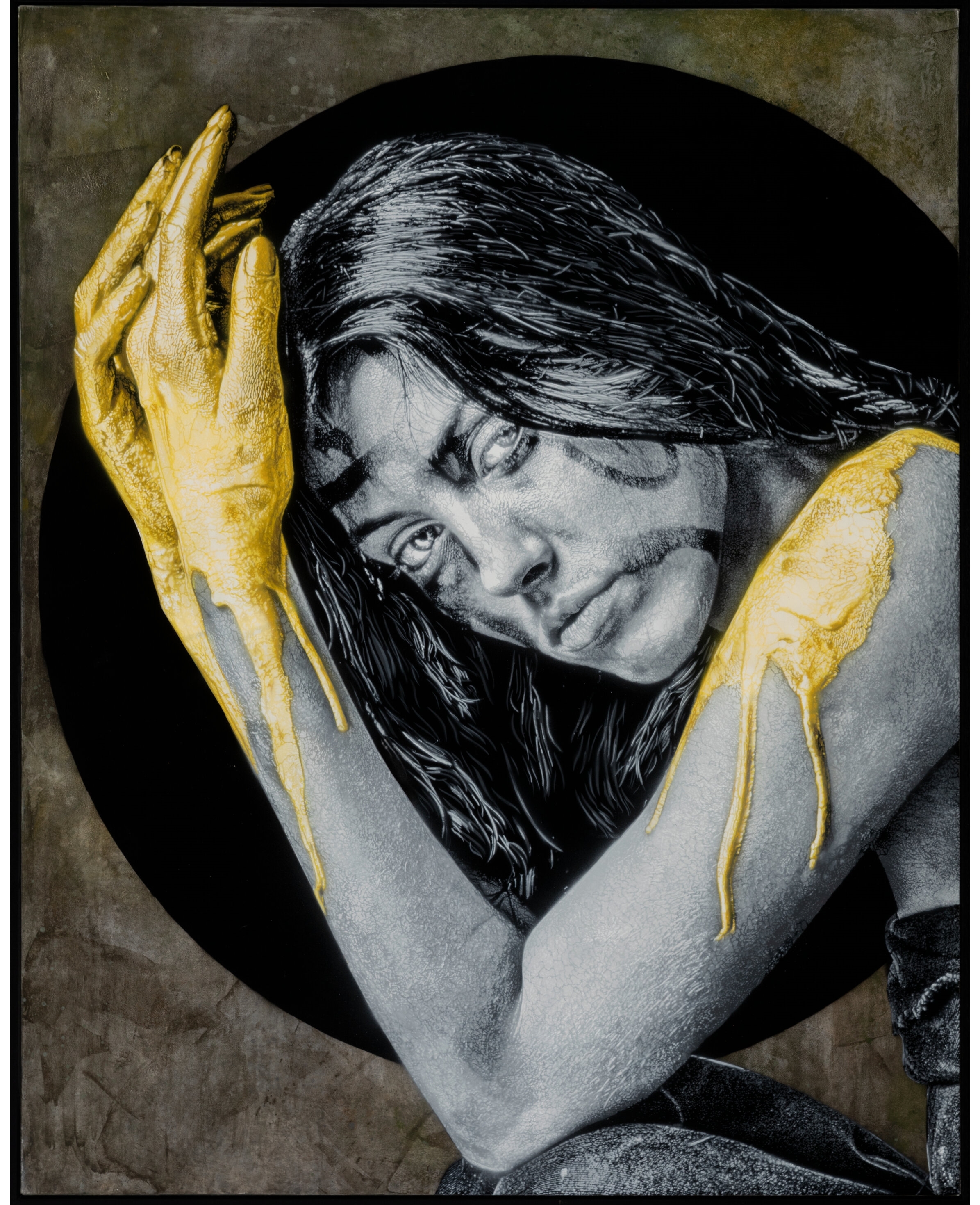 Artwork by SNIK, Midas , 2022, Made of Spray paint and acrylic on canvas