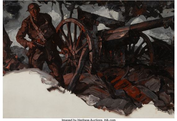 American Legion magazine interior by Saul Tepper, 1939