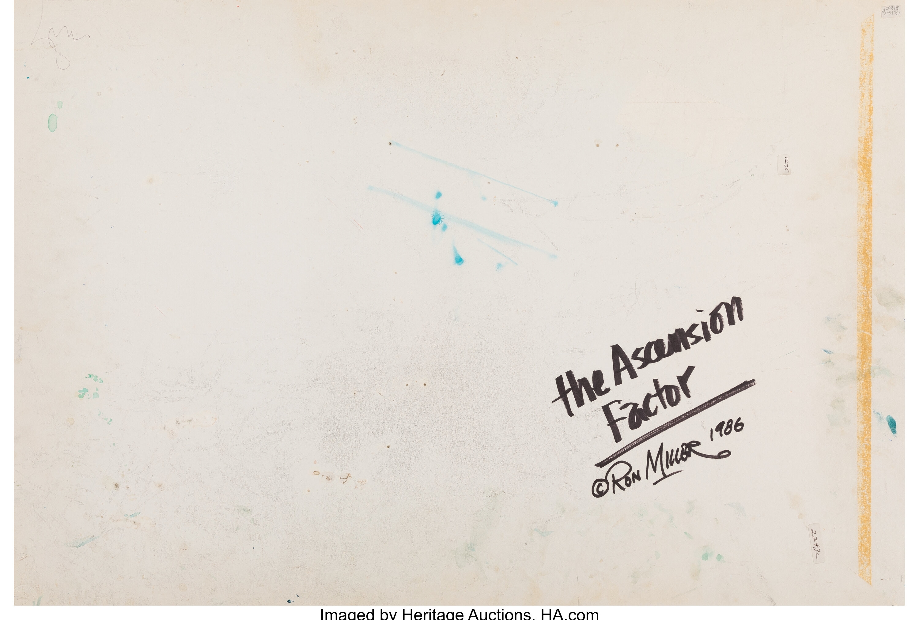 Ron Miller | The Ascension Factor paperback cover (1986) | MutualArt