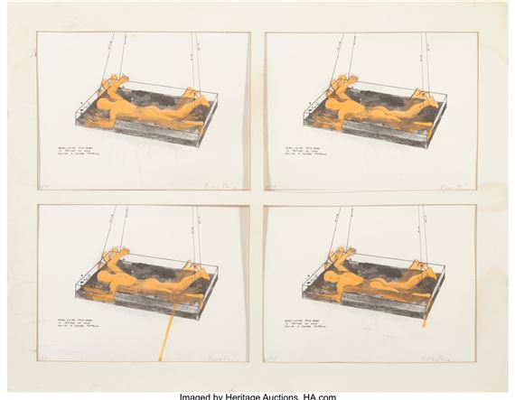 Untitled (Man Lying Face Down in a Trough of Mud, Having a