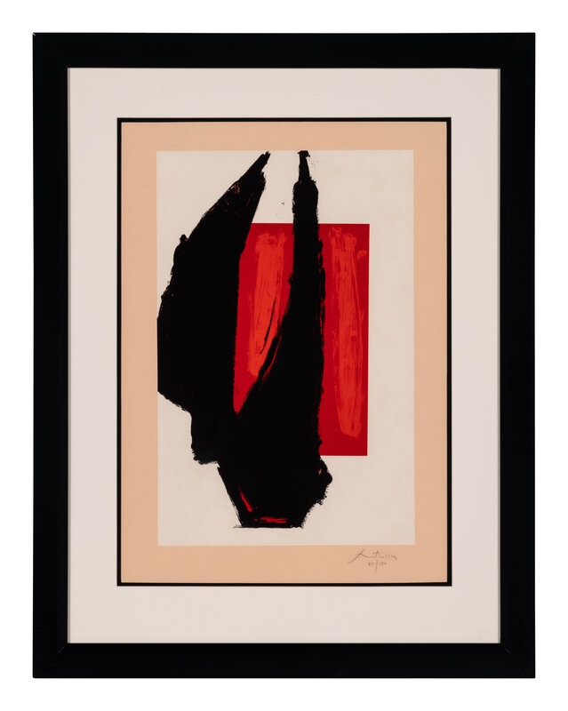 Artwork by Robert Motherwell, Art 1981 Chicago Print, Made of lithograph