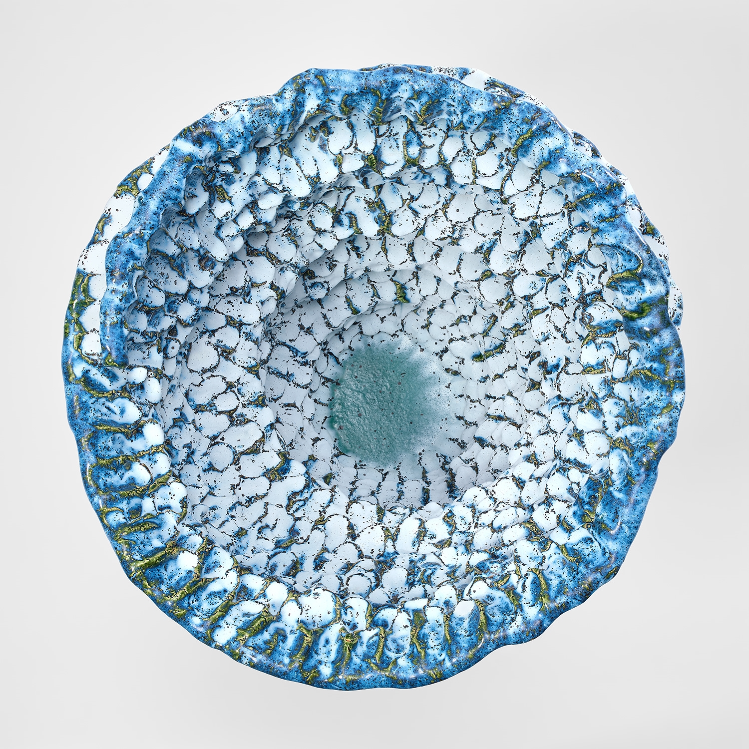 Artwork by Satoru Hoshino, 'Spring Snow 11 L-1', Made of Stoneware, glaze