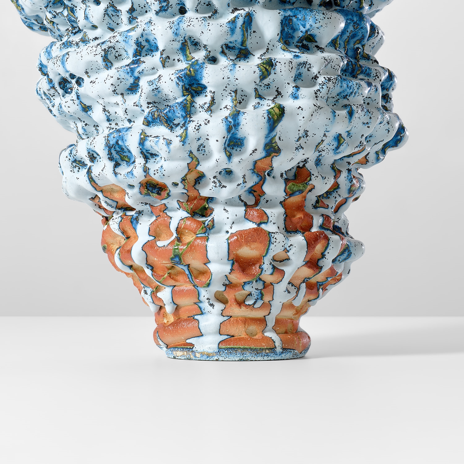 Artwork by Satoru Hoshino, 'Spring Snow 11 L-1', Made of Stoneware, glaze