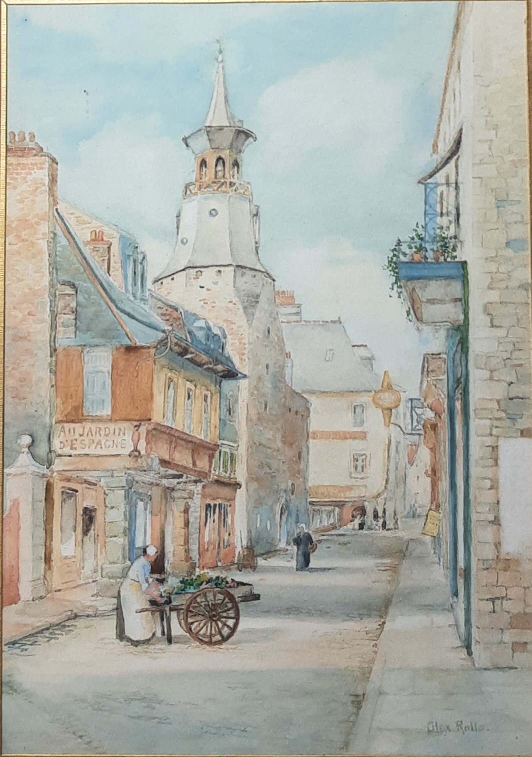Alex Rollo | TWO WATERCOLOURS | MutualArt