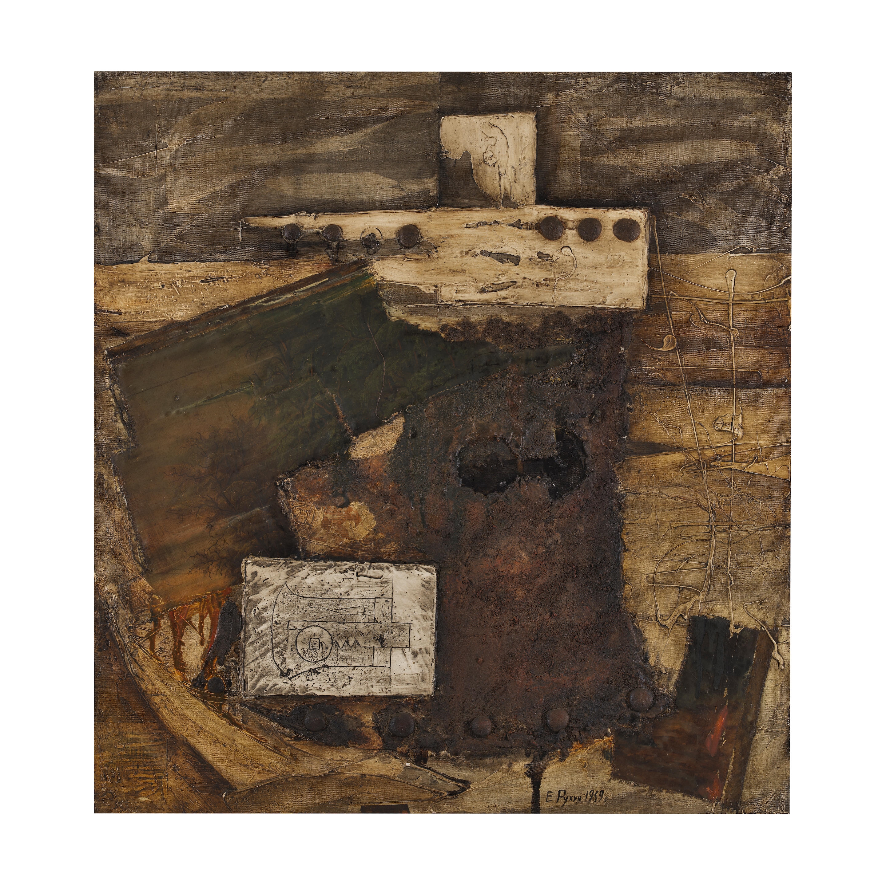 Evgeny Rukhin | La serrure/ The Lock (1969) | MutualArt