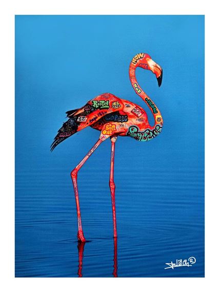 Flamant rose 2025 by Maxim Blachere, 2025