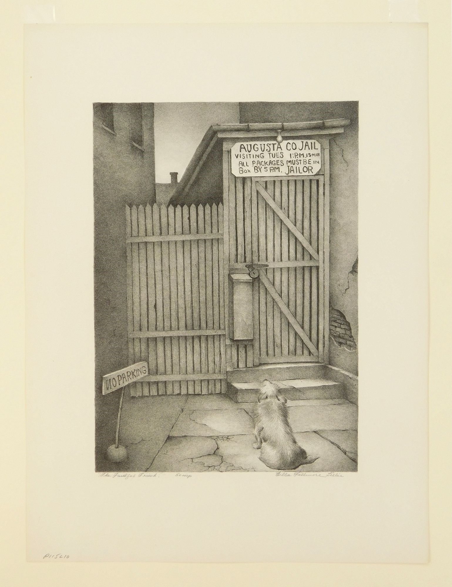 Artwork by Ella Fillmore Lillie, The Faithful Friend, Made of lithograph