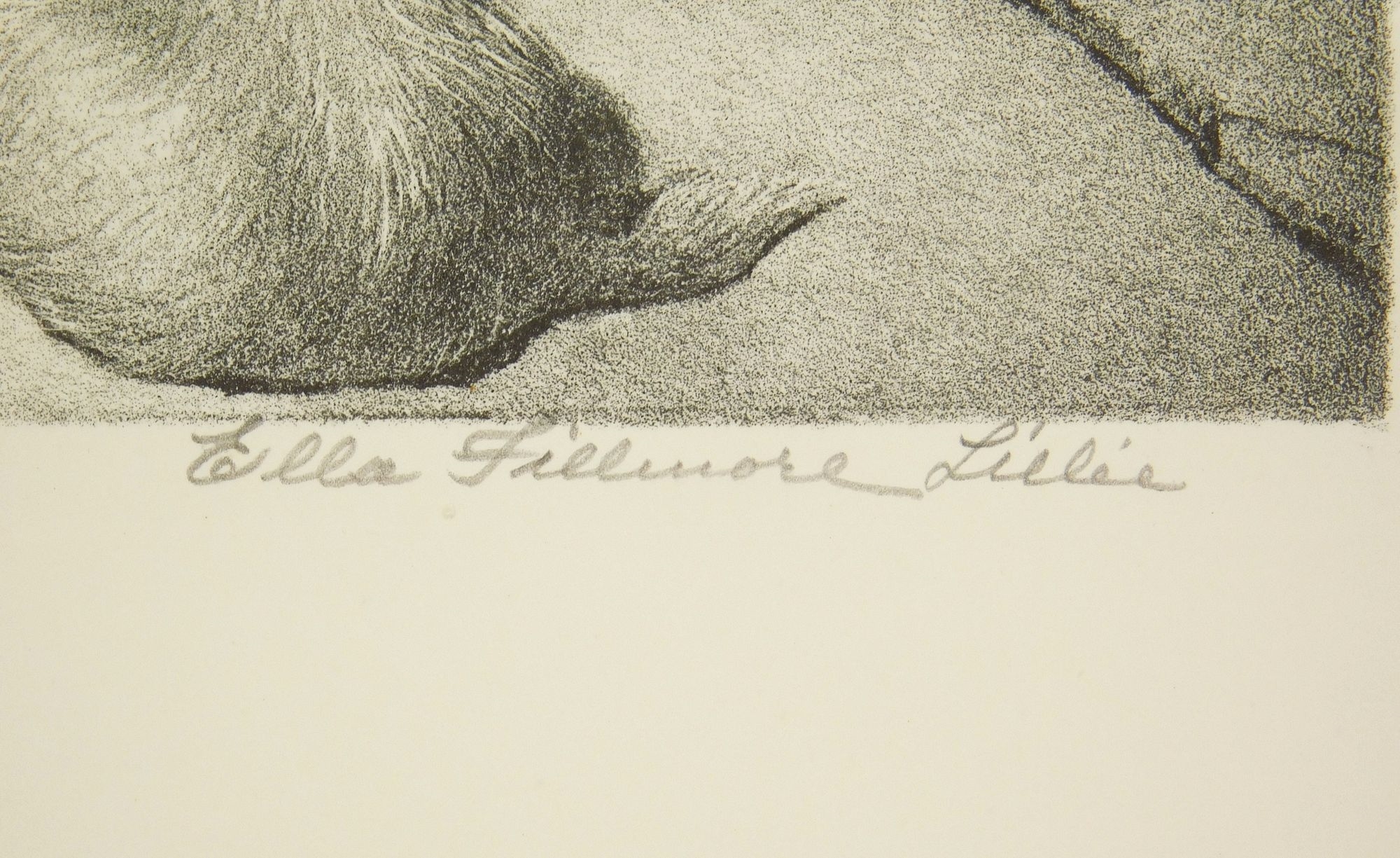 Artwork by Ella Fillmore Lillie, The Faithful Friend, Made of lithograph