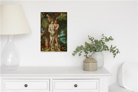 Prague School, 17th century | Adam and Eve in the Garden of Paradise at ...