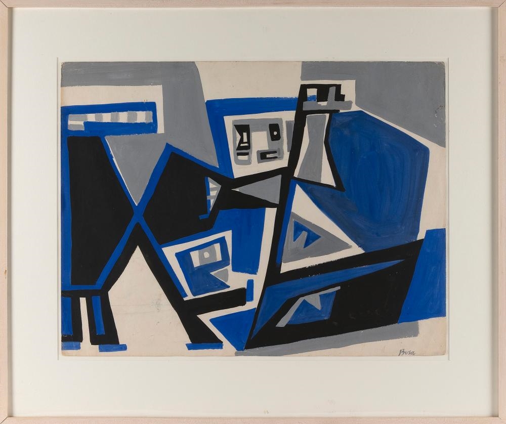 Peter Busa | Untitled #10 Indian Space (1950 - 1953) | MutualArt