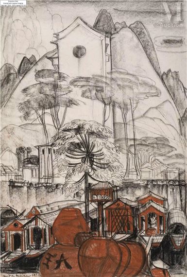 Vue des pains de sucre by André Maire, 1952