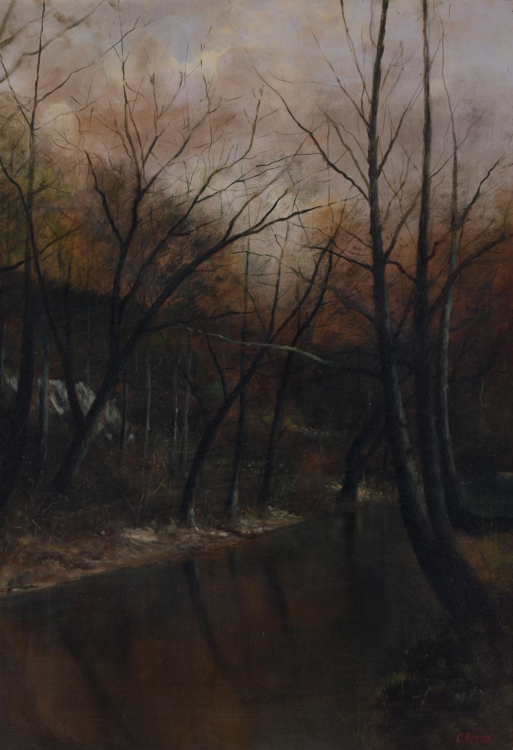 Artwork by Charles Armor, ROCK CREEK PARK LANDSCAPE, Made of Oil on canvas