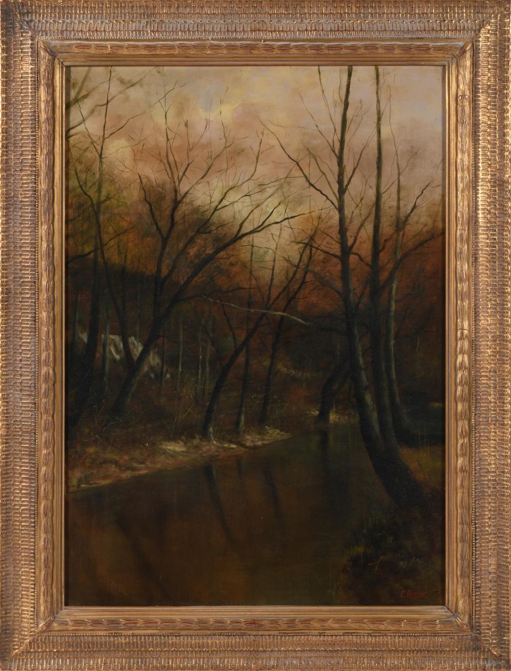 Artwork by Charles Armor, ROCK CREEK PARK LANDSCAPE, Made of Oil on canvas