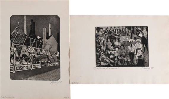 DRESDEN KARNEVAL and STADFREUNDE by Hans Körnig, 1955, 1956