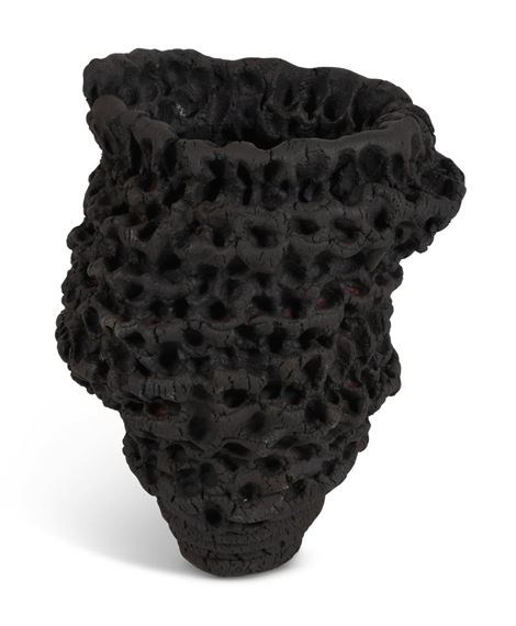 UNTITLED (UNGLAZED KOKUTO STONEWARE VASE), CA. 2012 by Satoru Hoshino, 2012