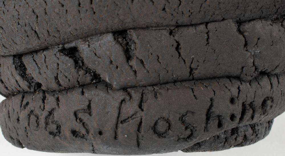 Artwork by Satoru Hoshino, UNTITLED (UNGLAZED KOKUTO STONEWARE VASE), CA. 2012, Made of stoneware vase