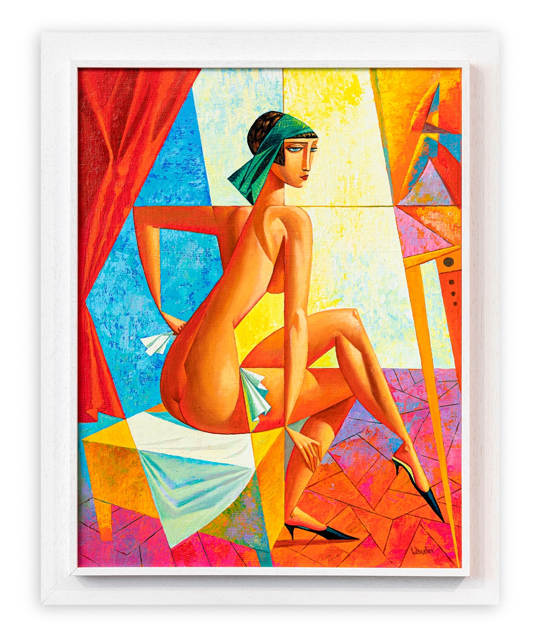 Artwork by Serg Ljacevich, Model, Made of olio su tela