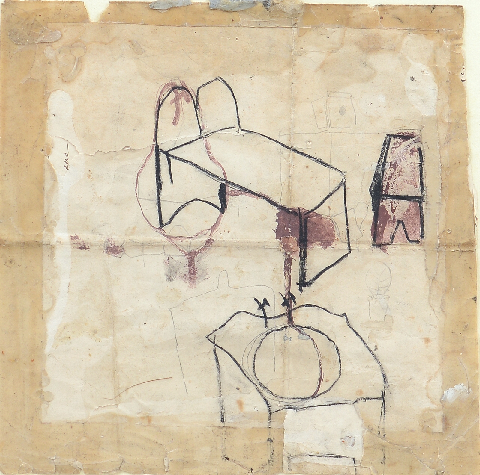 Artwork by Simone Pellegrini, Untitled, Made of mixed media on paper