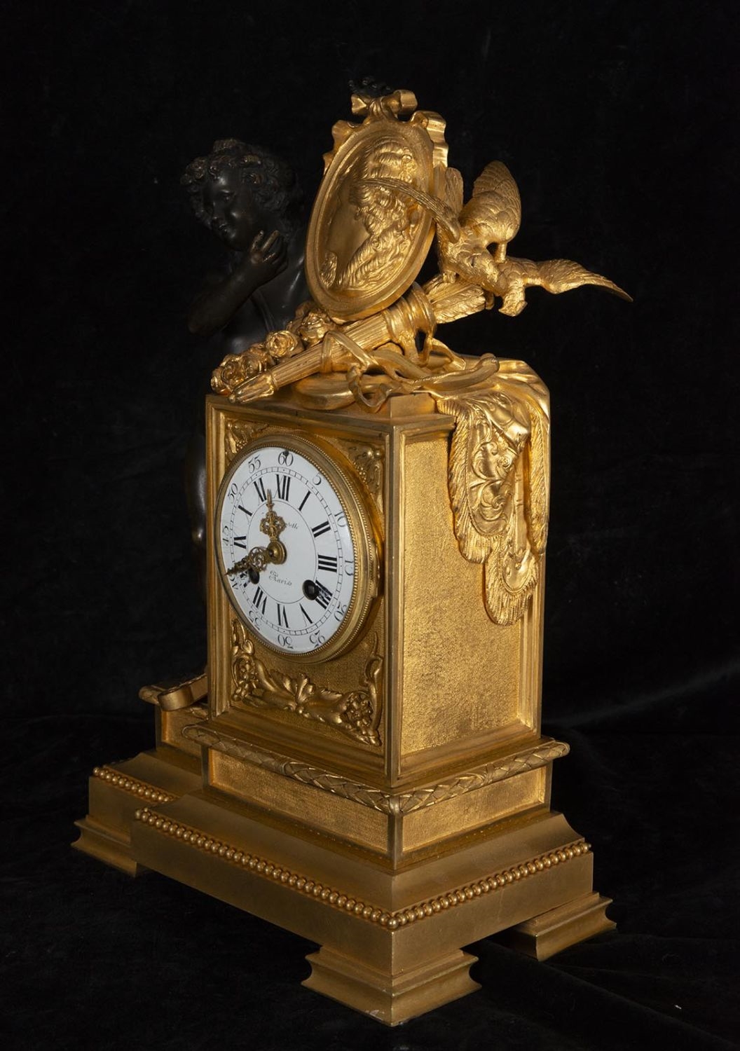 Mercurio | Distinguido Reloj Francés de Sobremesa Luis XVI ...