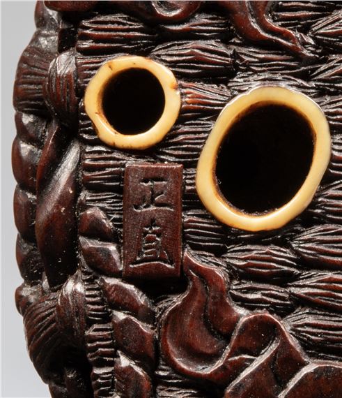 Japanese School | A FINELY CARVED WOOD NETSUKE SIGNED MASANO, JAPAN EDO ...