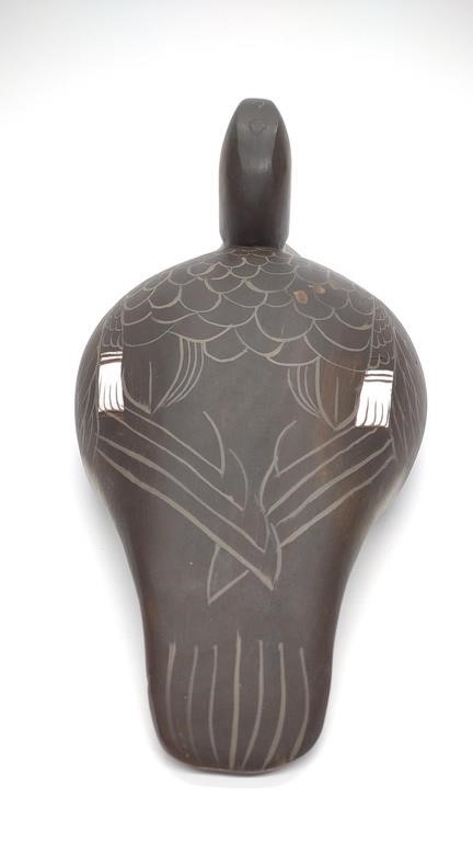 Artwork by Doug Gates, Doug Gates Goldeneye Hen Duck Decoy, Made of glass