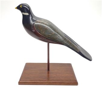 Doug Gates Carved Pigeon Decoy - Doug Gates