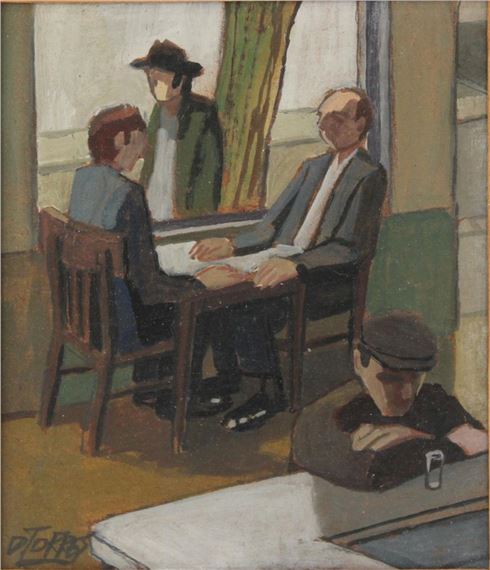 Denry Torres | Two Bar Scenes | MutualArt