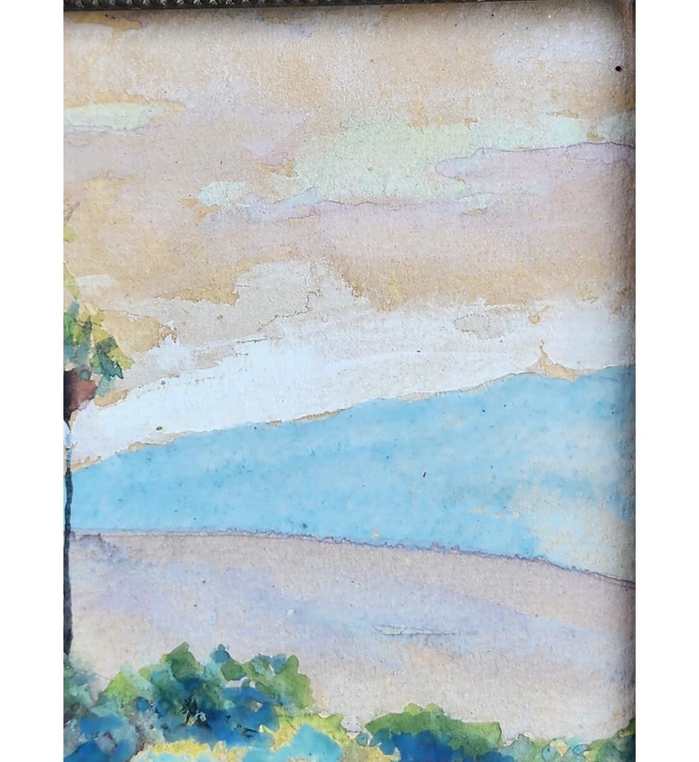 Artwork by Arthur Grover Rider, Landscape-Seascape, Made of Watercolor