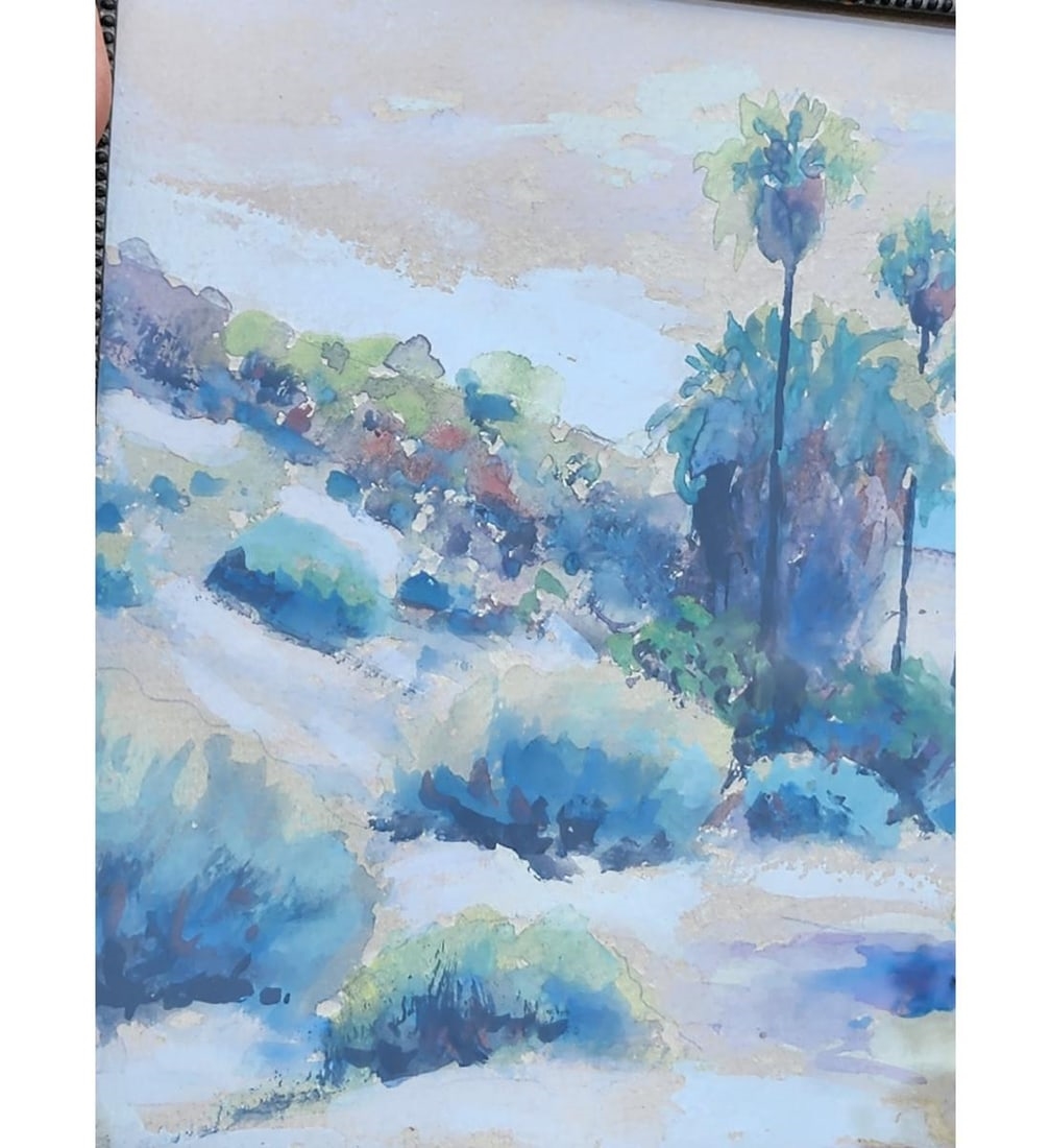 Artwork by Arthur Grover Rider, Landscape-Seascape, Made of Watercolor