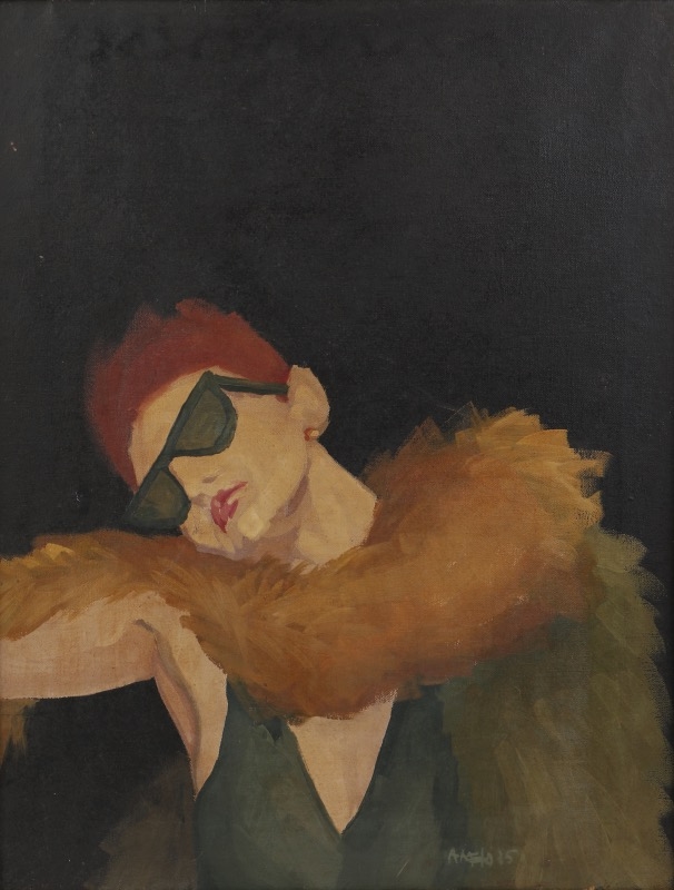 Artwork by António Melo, Untitled, Made of oil on canvas