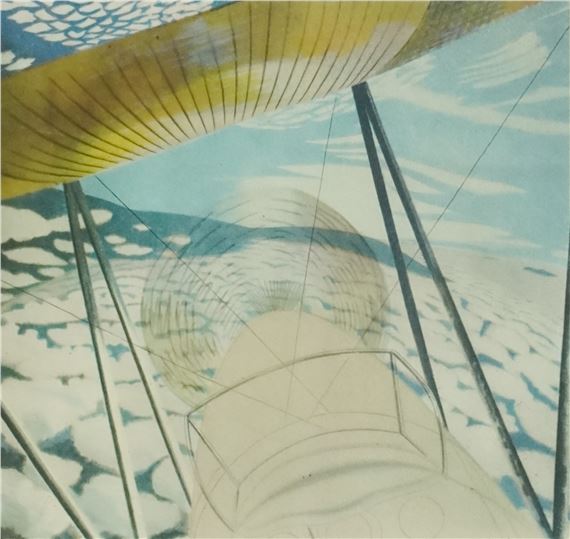 Eric Ravilious | Eric Ravilious - Clouds above and below (1942) | MutualArt