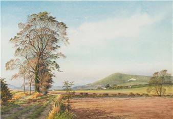 Joan Morgan - Mount Caburn in winter - Joan Morgan
