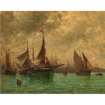 Le port - Louis Mennet