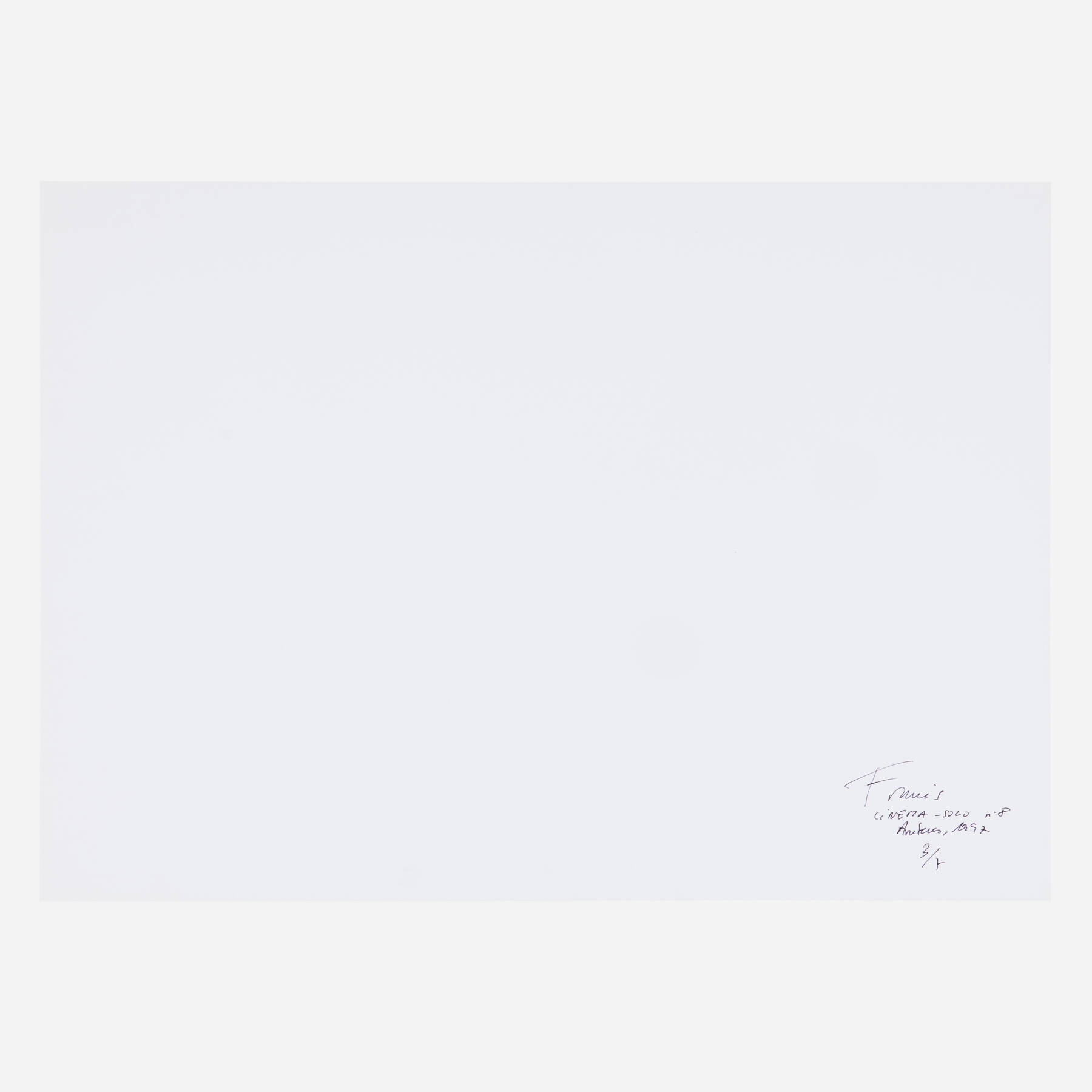 Artwork by Alicia Framis, Cinema-Solo n. 8, Made of gelatin silver print