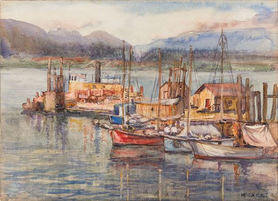 Gore Avenue Slip by Emily Carr, circa 1909 - 1910