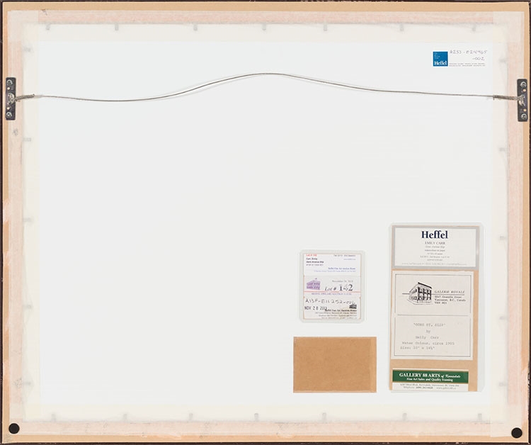 Artwork by Emily Carr, Gore Avenue Slip, Made of watercolour on paper