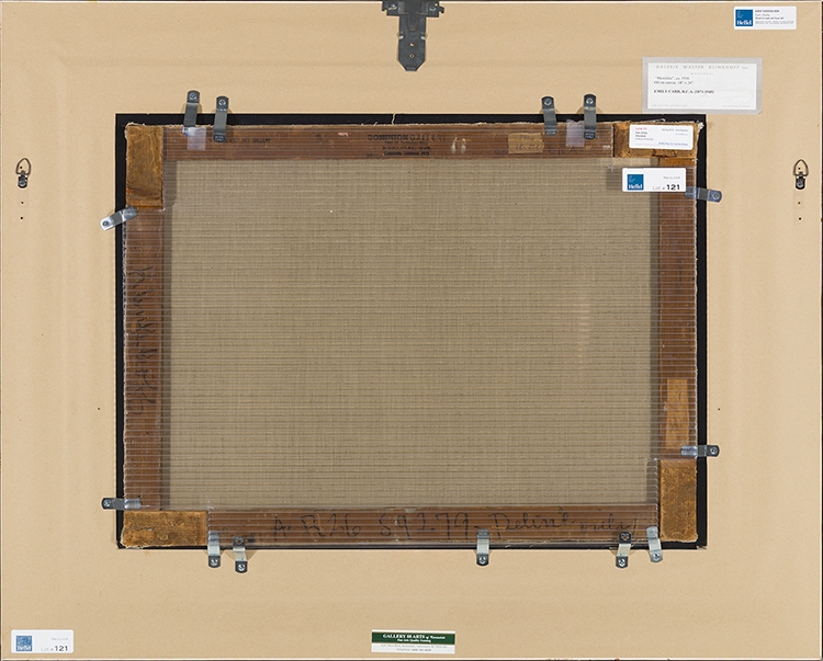 Artwork by Emily Carr, Shoreline, Made of oil on canvas