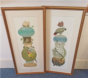 sea salt',, 6/14, 61cm x 19cm and 'black pepper - Barbara Robertson