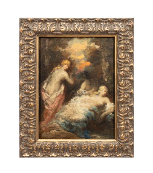 NYMPHS & CUPID - Marie-Abraham Rosalbin de Buncey