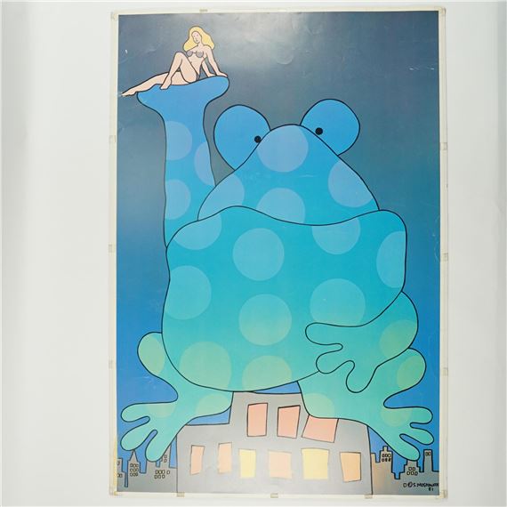 Stewart Moskowitz | Giant Frog & Woman (1981) | MutualArt