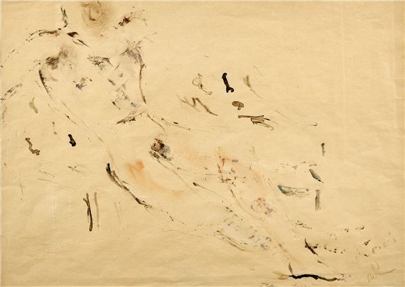 Reclining nude by Filippo de Pisis, 1933