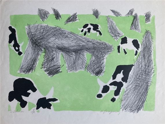 André Fougeron Lithograph by André Fougeron, 1964