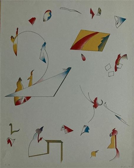 Jan Voss Lithograph by Jan Voss, 1971