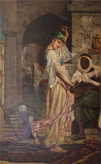Oriental dancer by Antoine Vierling