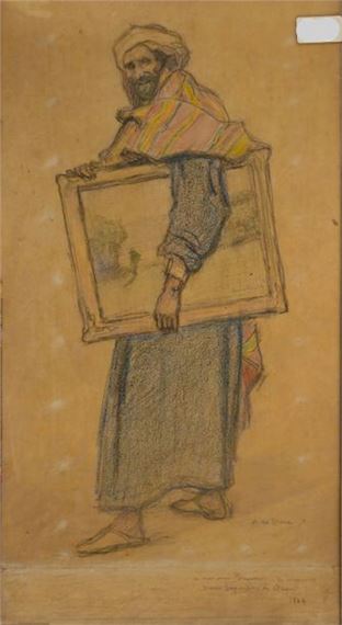 The picture dealer by Alexis De Broca, 1924